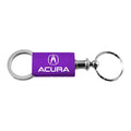 Purple Anodized Aluminum Valet Keychain - Officially Licensed for Acura