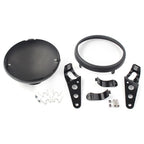 7-Inch LED Headlight Shell for Harley (Matte Black)