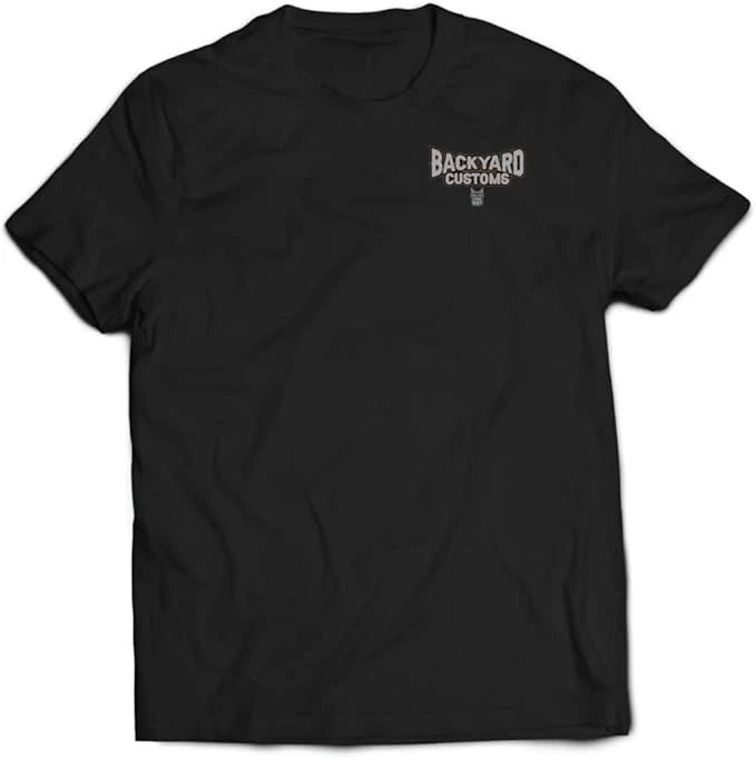 BRT Backyard Custom Trucker T-Shirt for Big Rig Trucks (Black)