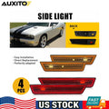Smoked LED Front + Rear Side Bumper Marker Lights for Dodge Challenger (2008–2014)