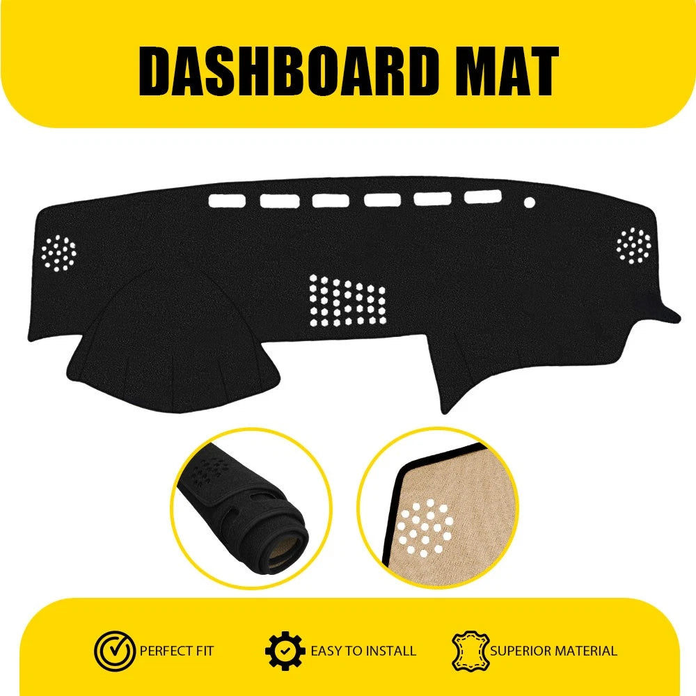 Dash Cover Mat for Acura TL (2004–2008) Black Dashboard Pad