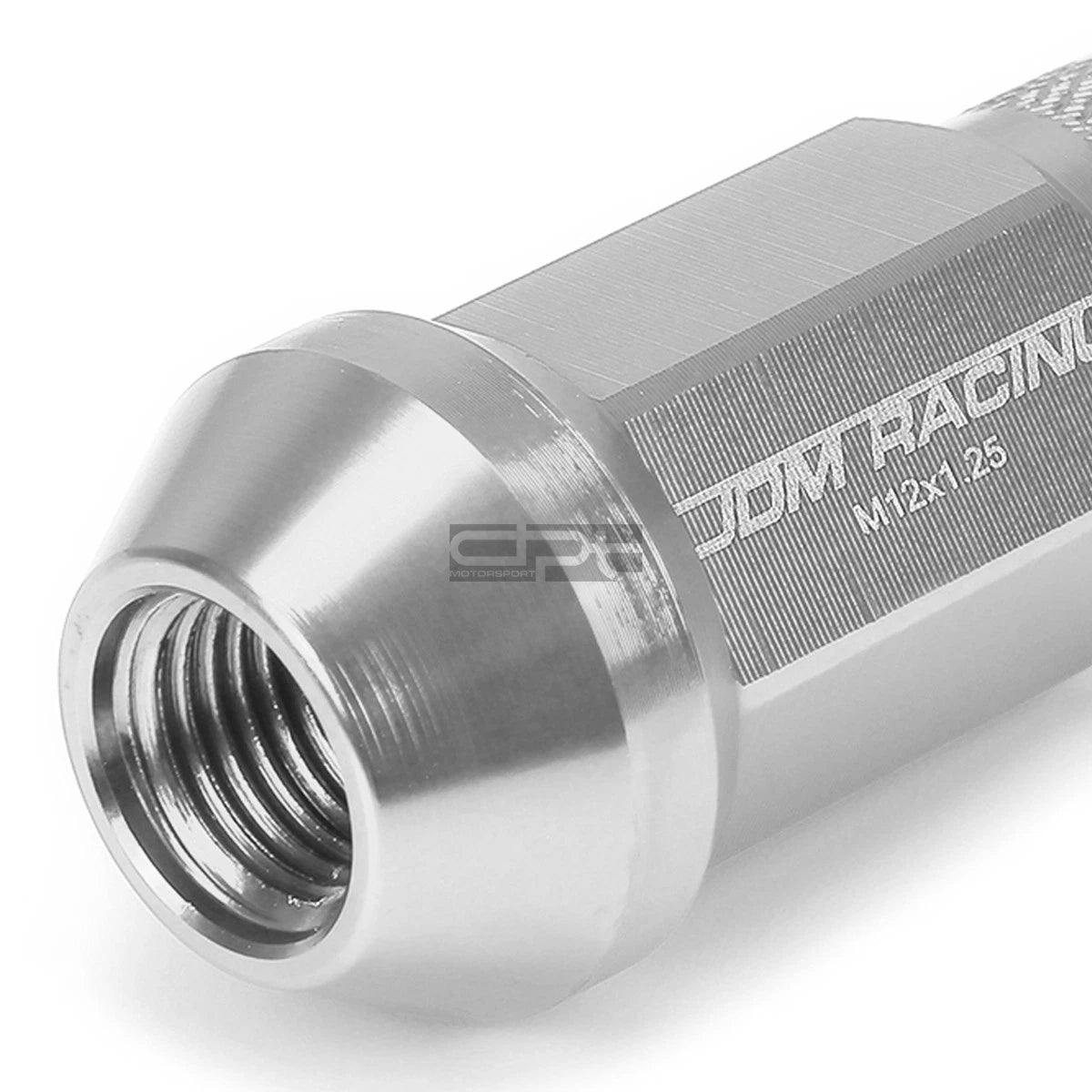 20x Open End M12x1.25 50mm Tall Aluminum Lug Nuts for JDM Vehicles