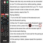 Smart Voice Remote Control RMF-TX300U for Sony 4K TV XBR-65X800G (2018-2019)