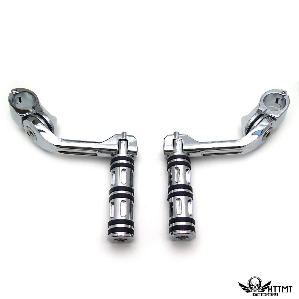 Chrome 5" Edge Cut Foot Peg for Honda GoldWing Yamaha Roadstar