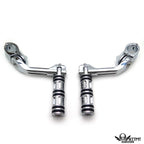 Chrome 5" Edge Cut Foot Peg for Honda GoldWing Yamaha Roadstar