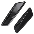 2X Gloss Hood Vent Air Intake Scoop Duct for Mercedes W204 W212 W213 AMG