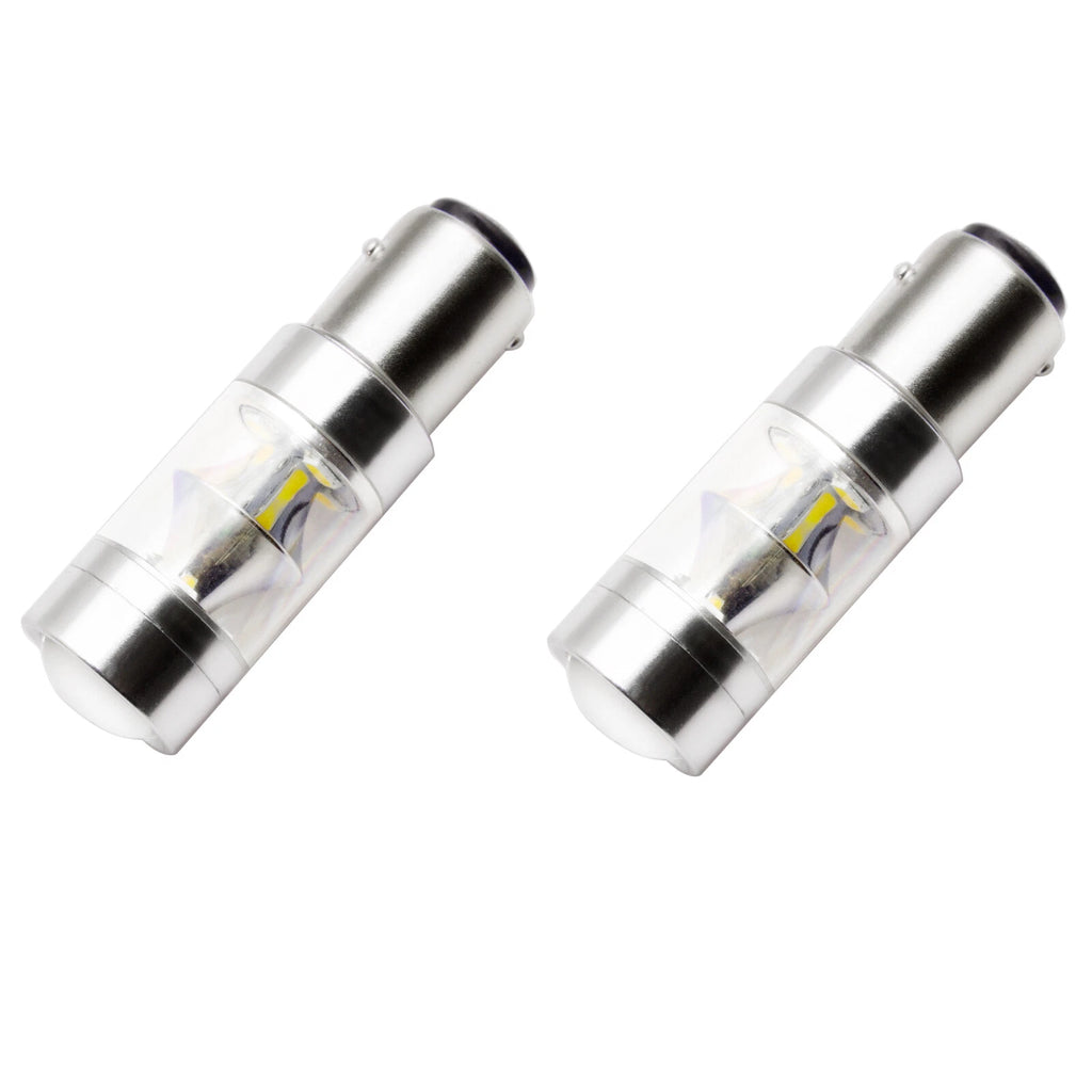 2-Pack LED Backup Reverse Light Bulbs for 1157 7507 Bay15d (6000K White, 2-Year)