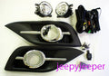Chrome Fog Lamp Spot Light Set for Honda CR-V 2012-2016
