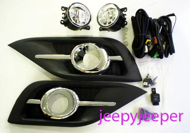 Chrome Fog Lamp Spot Light Set for Honda CR-V 2012-2016
