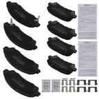 8x Brake Ceramic Pads Kit for Acura MDX (2007–2013), ZDX (2010–2013) D1280