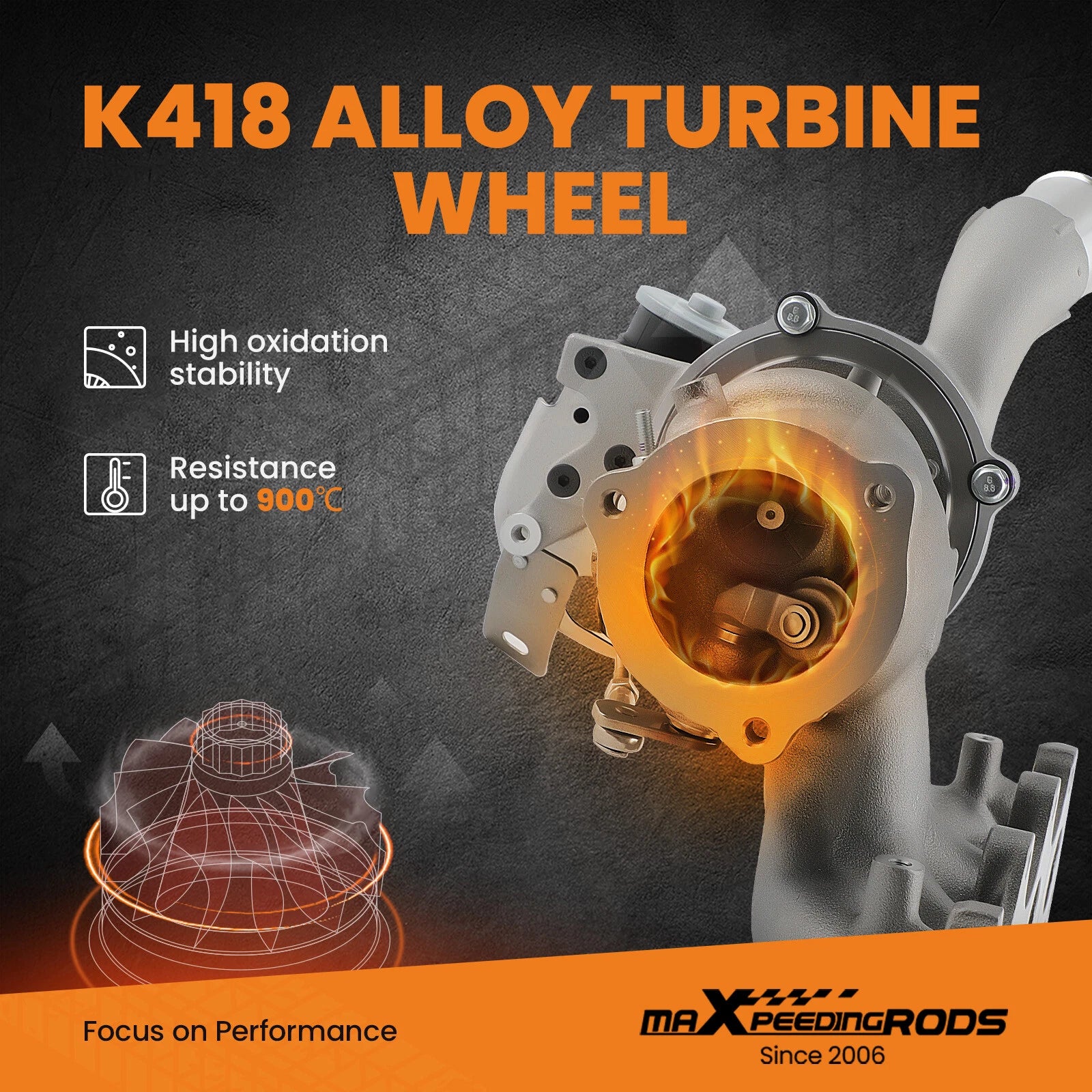 Turbocharger for Hyundai Tucson, Kia Sportage 1.6L (2016–2018) 16399980016