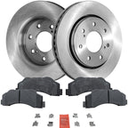 Brake Disc Rotor and Pad Kit for Ford F-150 (2010–2014) 13.78" Diameter