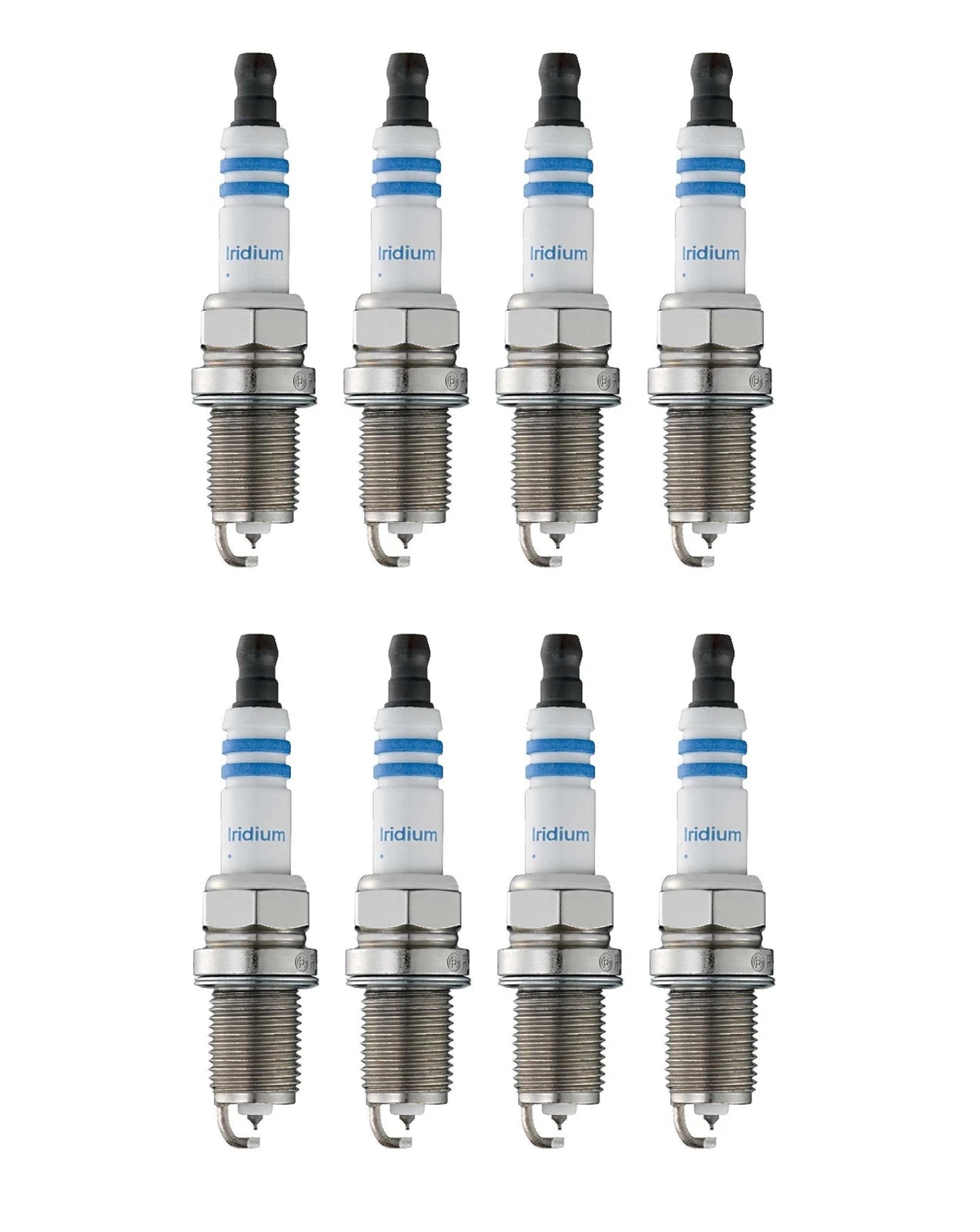 Set of 8 Bosch Double Iridium Spark Plugs for VW Infiniti Audi V8