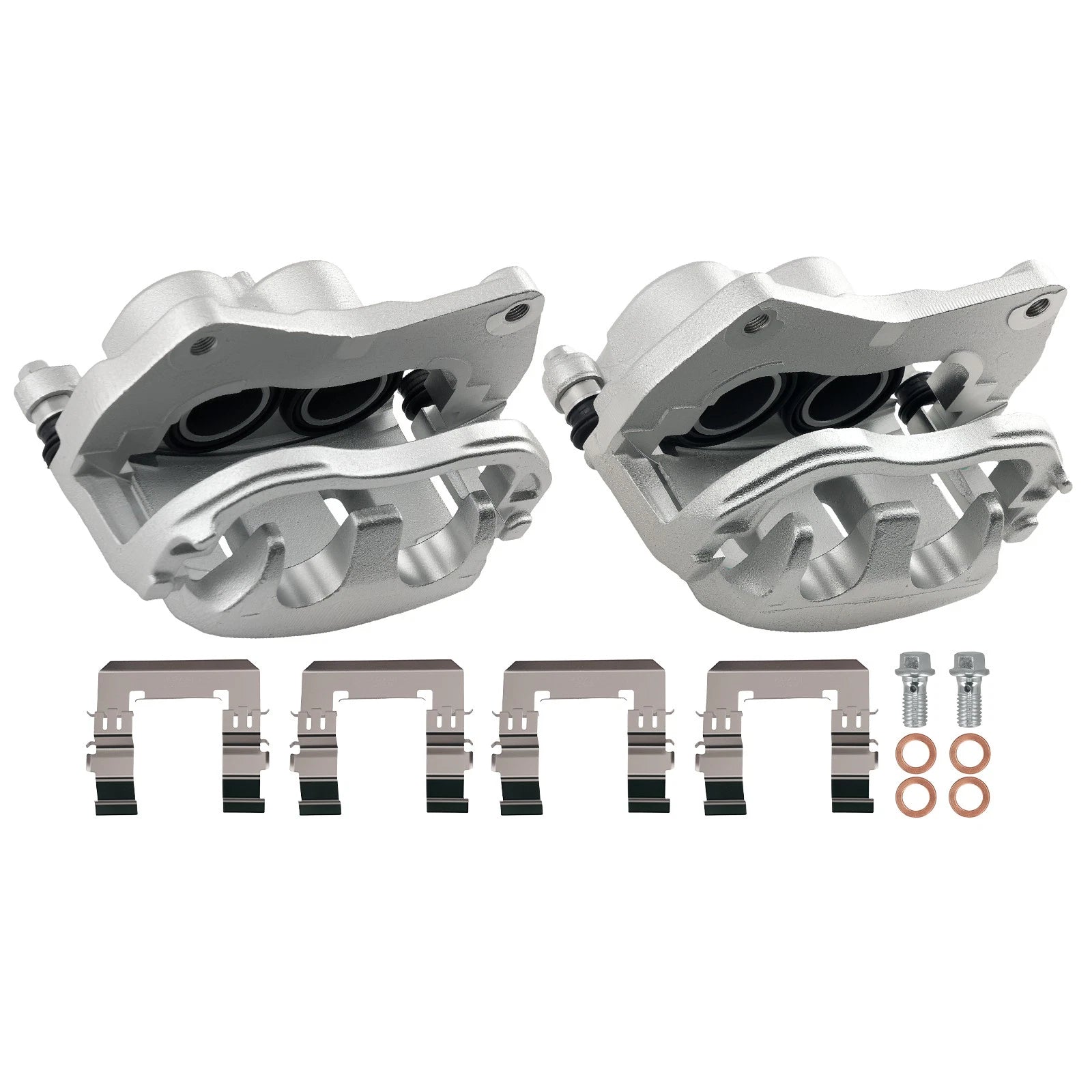 Set of 2 Front Disc Brake Calipers for Subaru Outback WRX (2010–2021)