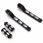 Black Heel Toe Shift Levers w/ Shifter Peg for Harley Electra Glide (1988–2017)