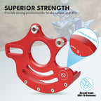 Aluminum Rear Brake Disc Rotor Guard for Yamaha YFZ450R (2009–Present)