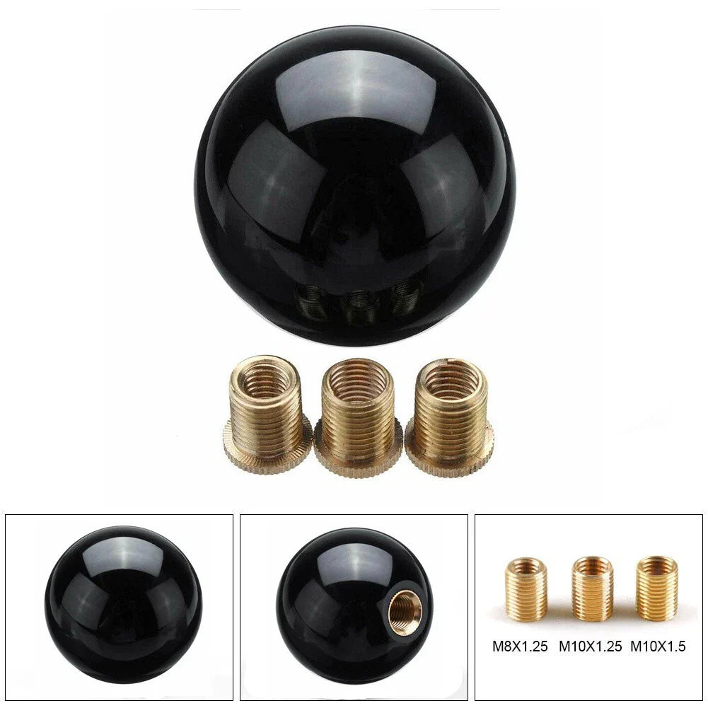 Gear Shift Knob / Black Acrylic Round Ball for Manual Transmission Cars