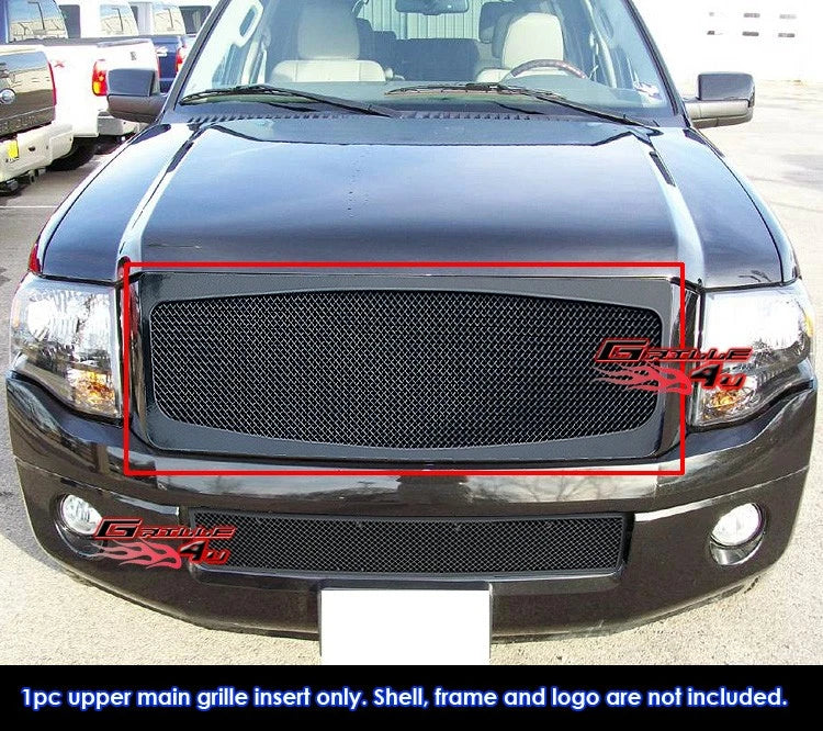 Stainless Black Mesh Grille Insert for Ford Expedition (2007-2014)