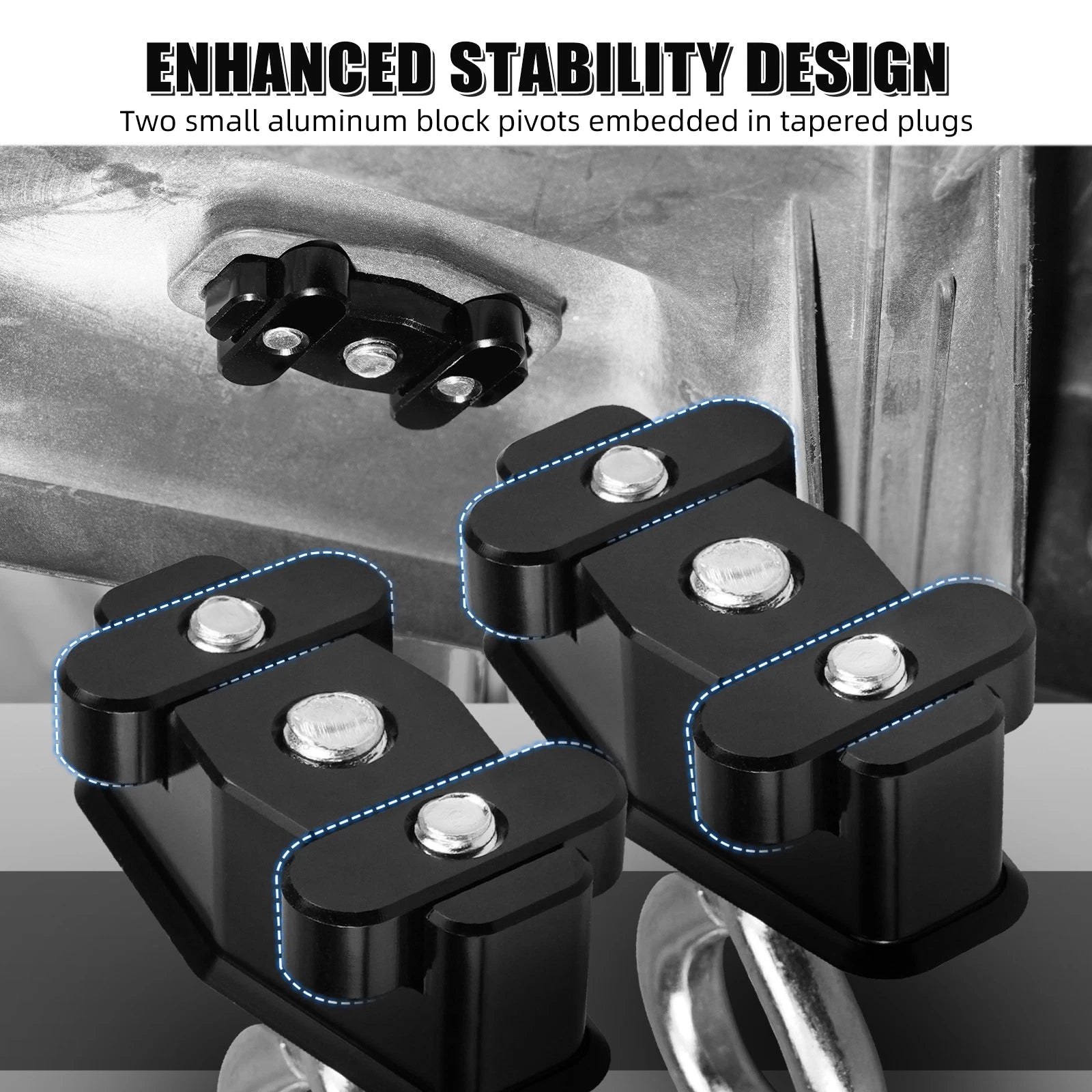 2X Tie Down Anchors for Can-Am Maverick X3 R RR (2018–2021)