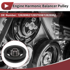 Engine Harmonic Balancer Crankshaft Pulley for GMC Terrain (2018–2020) No.12626962
