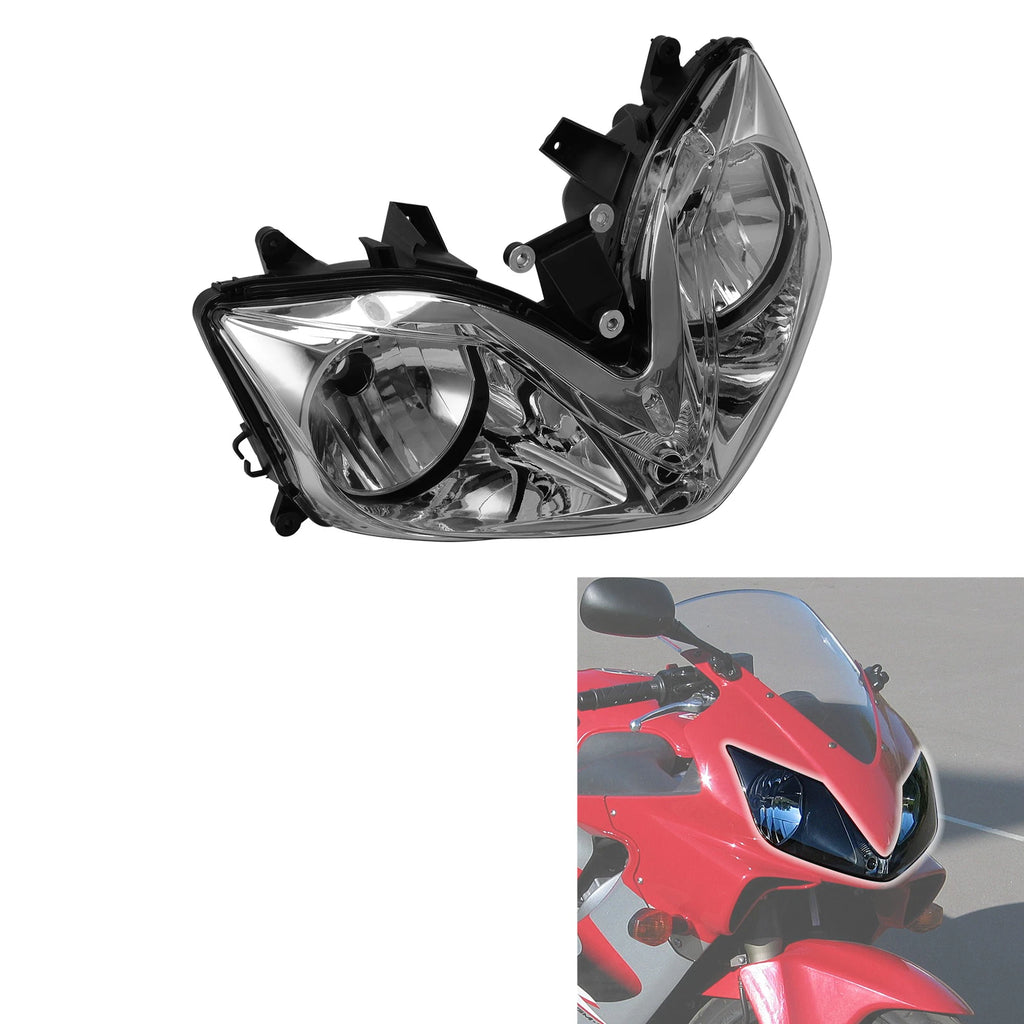 Front Headlight Lamp Assembly for Honda CBR600F4i (2001–2007)