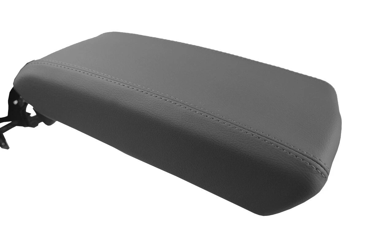 Leather Console Lid Pull Over Cover for Hyundai Sonata (2015–2019) Gray