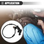 Rear Right ABS Wheel Speed Sensor for Mercedes-Benz 