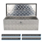 Chrome Aluminum Tool Box for Pickup Truck (30"X13"X10")