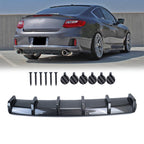 Carbon Fiber Rear Bumper Diffuser Lip Spoiler for Honda Accord Coupe