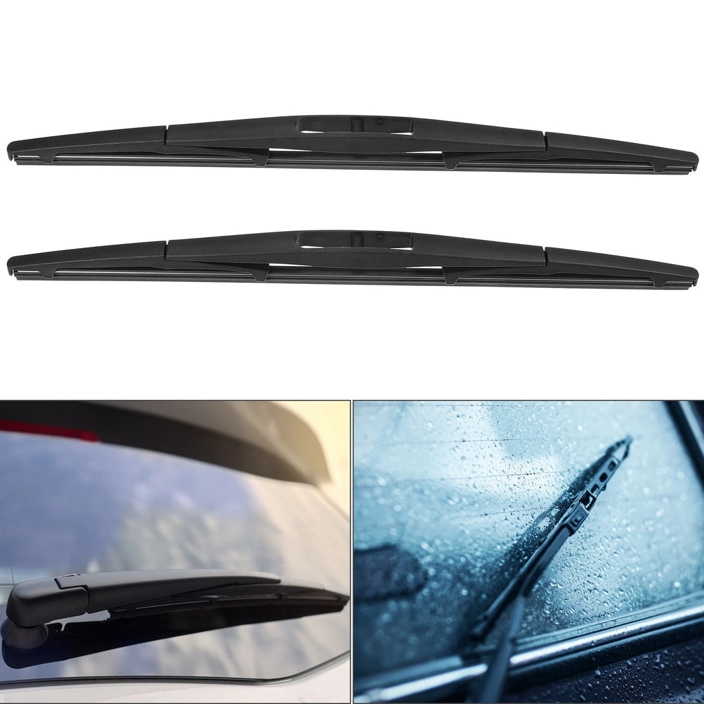 Pair of 14" Rear Windshield Wiper Blades for Honda Civic Tourer 