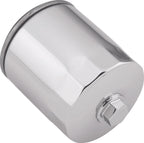 Twin Power Chrome Magnetic Oil Filter with Nut for Harley-Davidson (1999–2023)