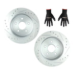 13" Rear Drilled & Slotted Brake Disc for Jeep Grand Cherokee (2011–2020) S-53061