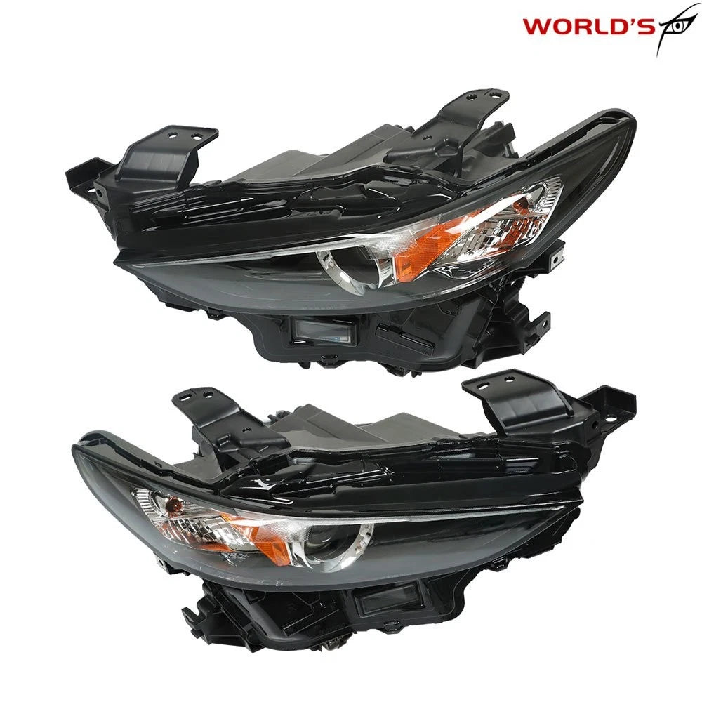 Pair LED Headlights for Mazda 3 (2019–2021) Black