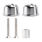 Silver Handlebar Ends for Honda XL750 NC750 Forza 750 CB1000R CB1300S (A9)