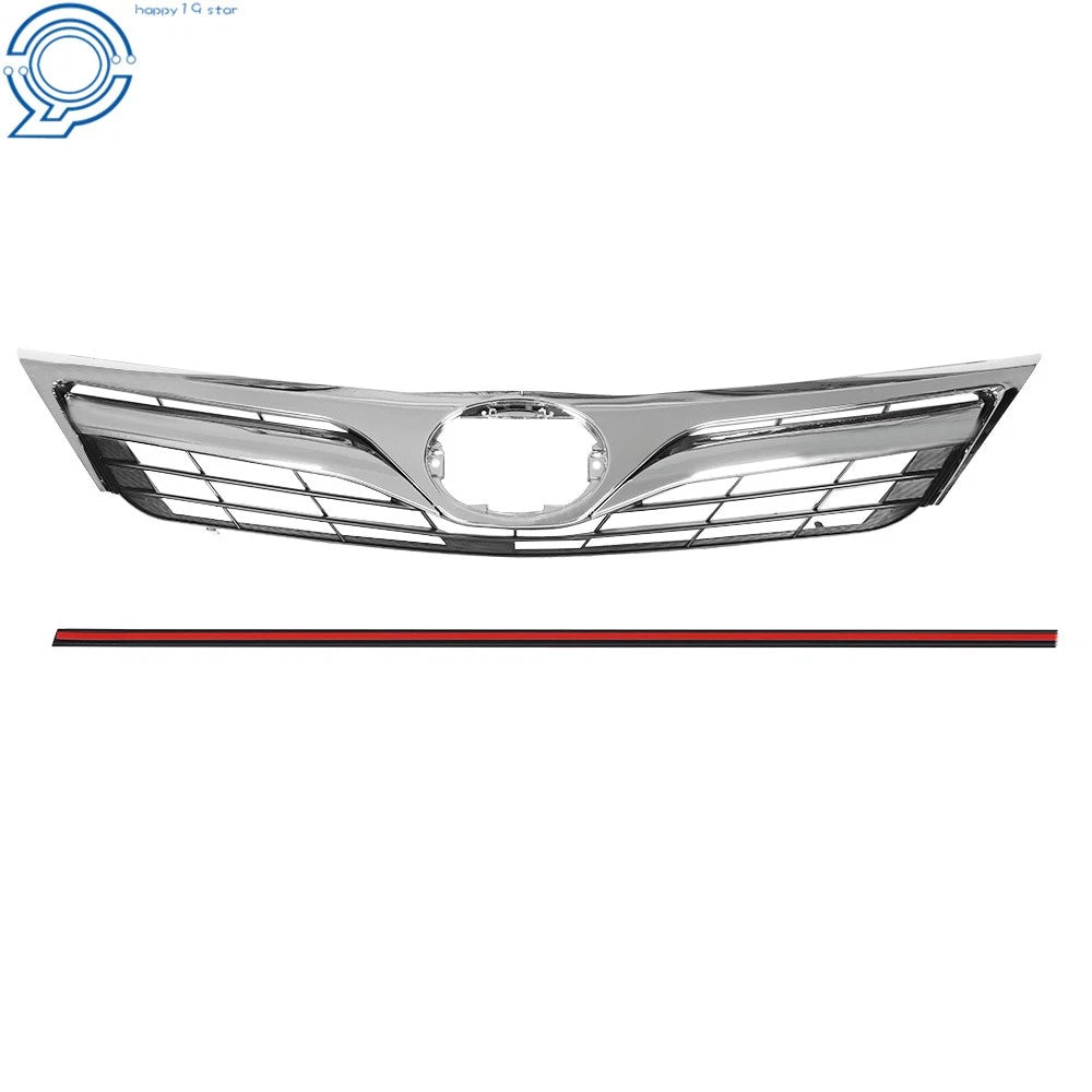 Chrome Front Upper Bumper Grille for Toyota Camry LE XLE (2012–2014)