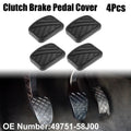 Set of 4 Anti-Slip Clutch Brake Pedal Covers for Suzuki SX4 (2007–2014)