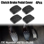 Set of 4 Anti-Slip Clutch Brake Pedal Covers for Suzuki SX4 (2007–2014)