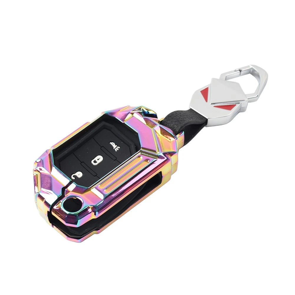 Keyless Remote Key Fob Cover for Jeep Wrangler (2018–2024), Gladiator (2020–2024)