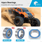 10X MR85-2RS MR115-2RS Bearing PTFE Rubber Seal for RC 2728 4606 5114