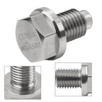 M12x1.5mm Magnetic Oil Pan Drain Plug Bolt & Washer for BMW Benz