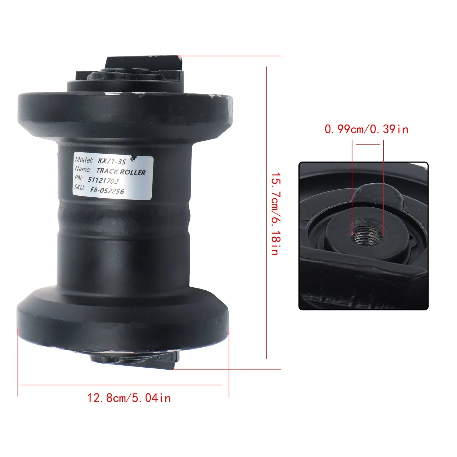 Bottom Roller for Kubota KX71-3 & KX71-3S (2000-2005)