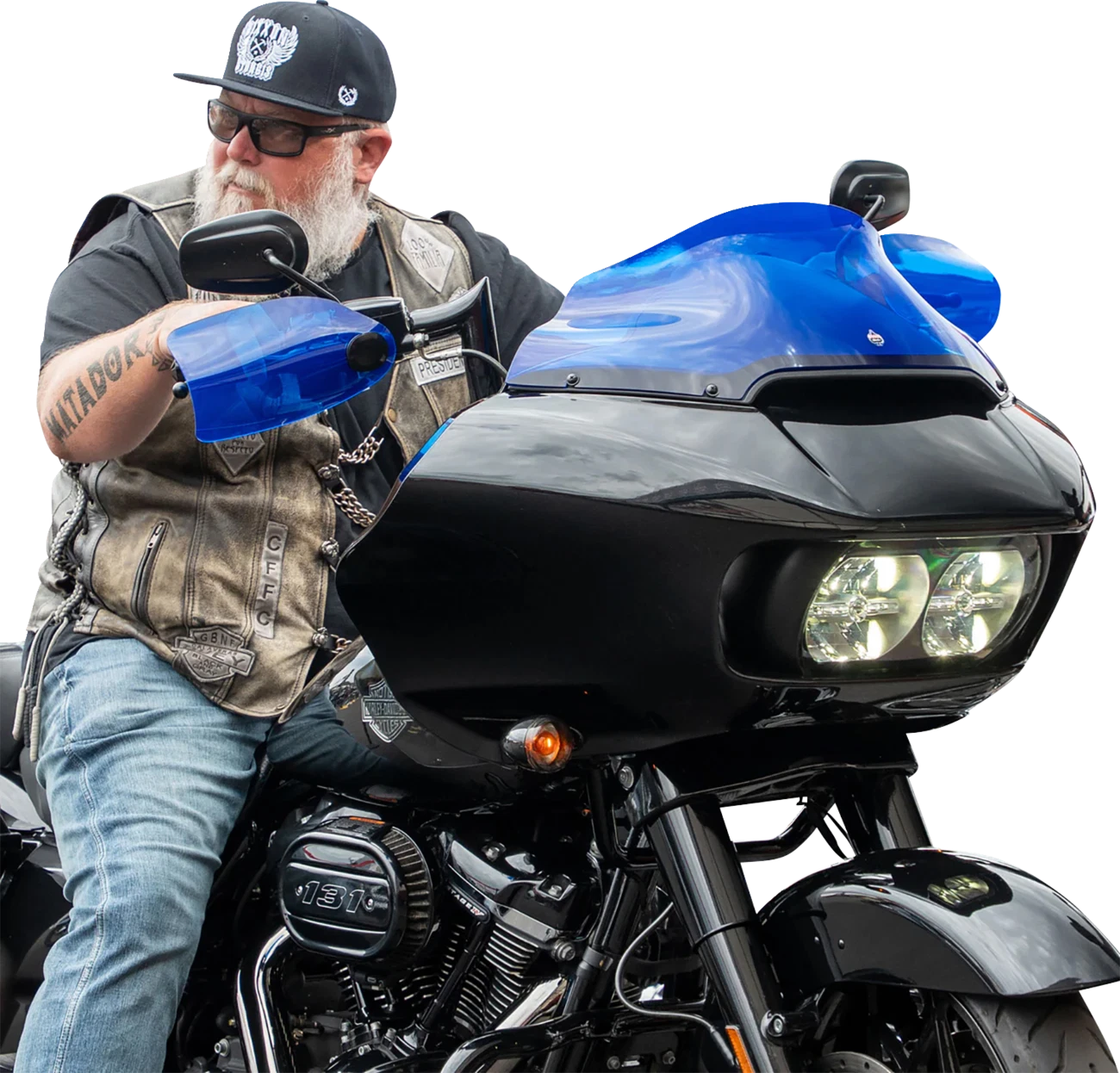 Klock Werks Flare Handguards for Harley-Davidson (Cable Clutch)