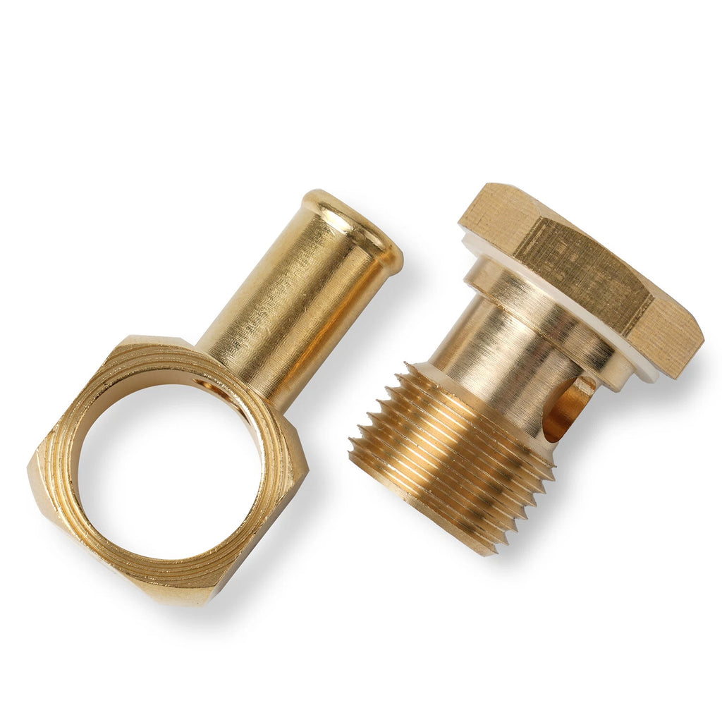 Banjo Fuel Inlet Fitting 8089 for Edelbrock Square-Bore Carburetors