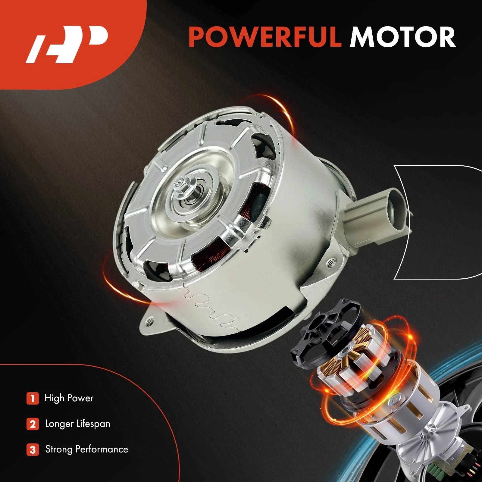 Radiator Fan Motor for Toyota Yaris (2016–2018) Sedan Hatchback