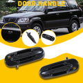 2X Door Handles for Honda CR-V (1997–2001) Exterior Black