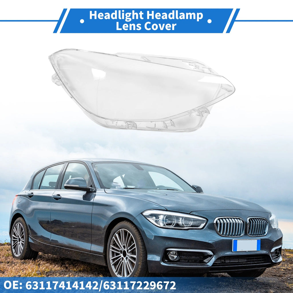 1 Pc Headlight Lens Cover for BMW 1 Series (2012–2014) No. 63117229672