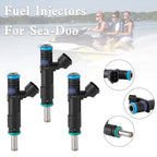 3PCS Fuel Injectors 420874836 420874848 for Seadoo GTI 130/SE 130/GTS130 (2011–2015)