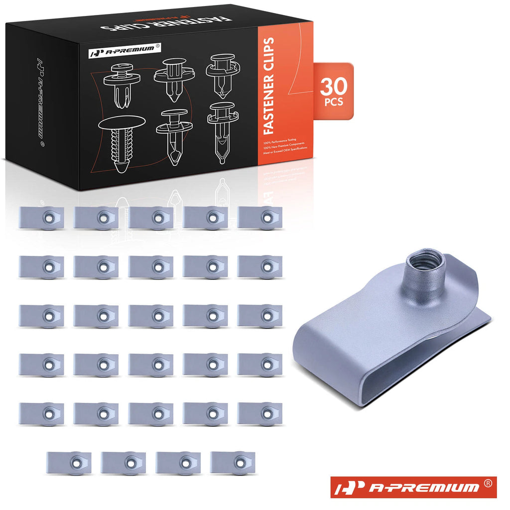 30Pcs U-Nut Zinc for Chevy GMC (Multi-Purpose)