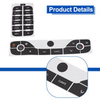 Radio + AC Button Repair Sticker for Ford SMax (2011)