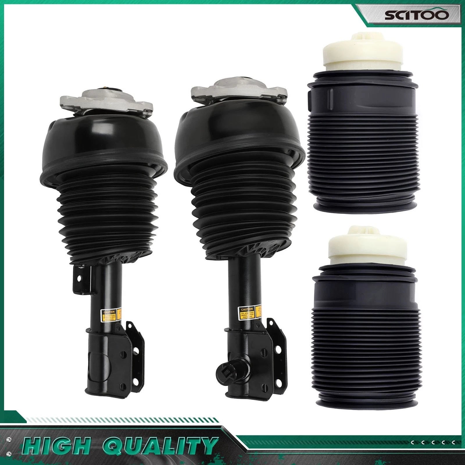 Set of 2 Airmatic Air Struts & Air Springs for Mercedes W212 W218 (2010–2016)